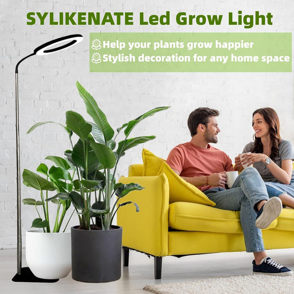 Lámpara de Pie LED de Espectro Completo para Crecimiento de Plantas