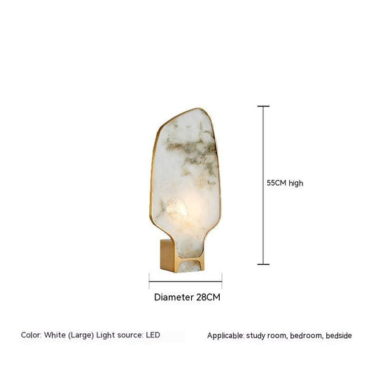 Lámpara de Mesa de Mármol Estilo Chino Moderno para Estudio - Image 6