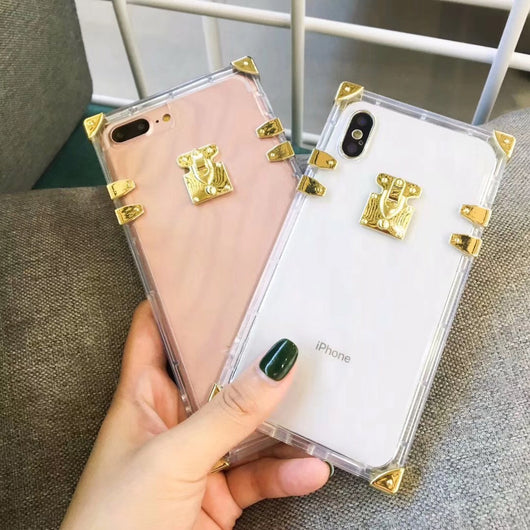 Funda Transparente Cuadrada para Teléfono - Image 3