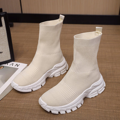 Botas Deportivas Tejidas con Suela Gruesa para Mujer - Image 10