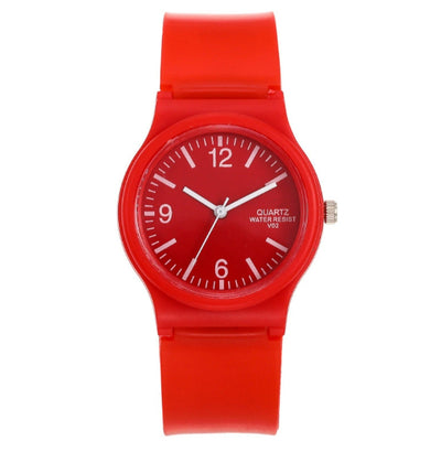 Reloj de Moda con Correa Transparente y Esfera de Color - Image 10