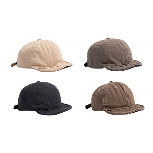Gorra de Béisbol Desgastada con Visera Corta