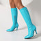 Botas de Tacón Fino Súper Alto Estilo Europeo y Americano