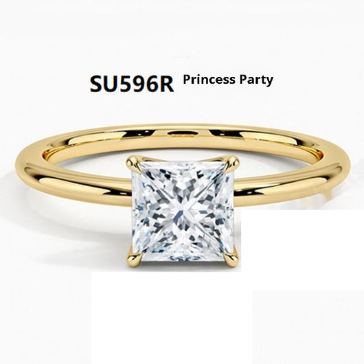 Anillo Chapado en Oro 18K con Diamante de Cultivo para Mujer - Image 18