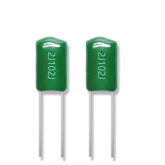 Capacitor Mylar Inline 102J 630V - Paso 5mm para Aplicaciones Electrónicas - Image 2