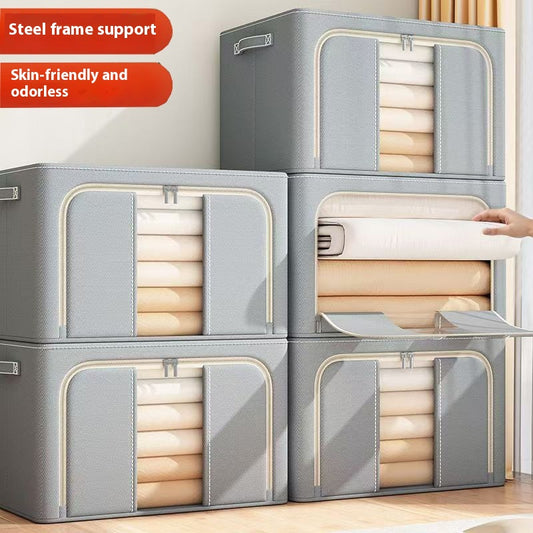 Caja Organizadora de Tela Oxford para Ropa y Almacenamiento