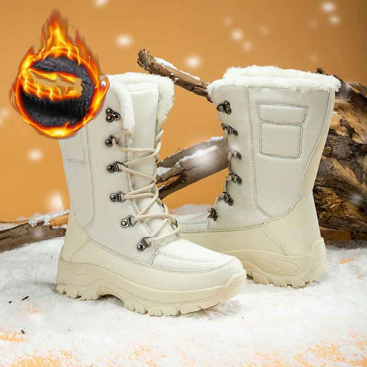 Botas Altas de Terciopelo para Mujer Talla Grande - Image 8