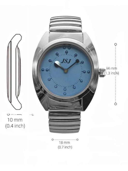 Reloj Redondo Táctil con Flip - Lectura al Tacto - Image 12
