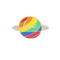 Creative Heart Rainbow Love Letter Brooch Badge XZ3158