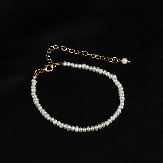 Pulsera de Perlas de Agua Dulce Minimalista - Diseño Coreano Trendy para Mujer - Image 2
