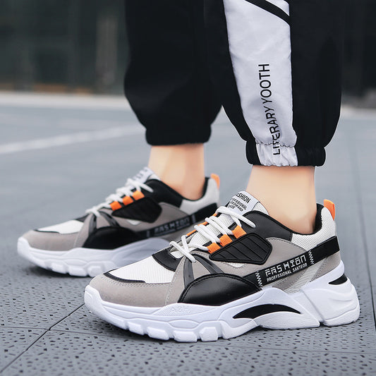 Zapatillas Deportivas Mesh Transpirables para Hombre - Suela Gruesa Casual