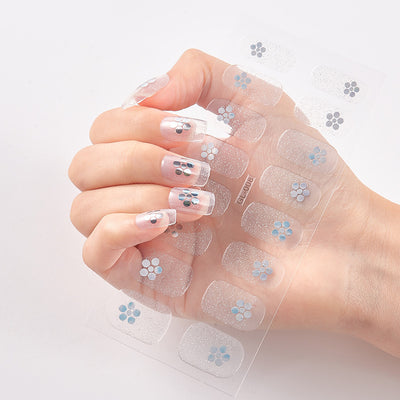Stickers de Uñas Efecto Ojo de Gato con Detalles Dorados - Image 12