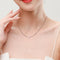 Collar de Diamantes Simulados Elegante para Mujer