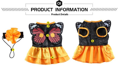 Disfraz de Mariposa para Perros - Ropa Divertida para Fiestas y Festivales - Image 42