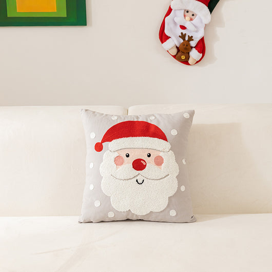 Funda de Almohada Navideña con Bordado - Decoración Festiva para el Hogar - Image 11