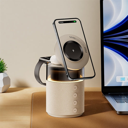 Cargador Inalámbrico con Parlante Bluetooth 2 en 1 - Regalo Perfecto - Image 4