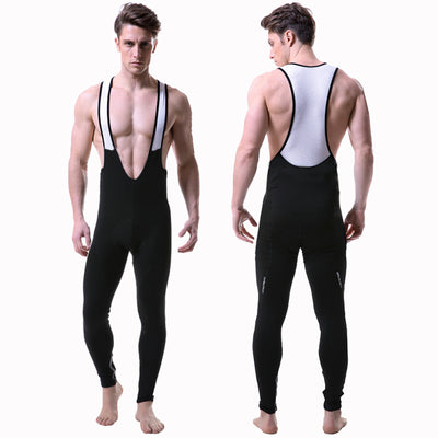 Pantalones Slim Negros con Tirantes Avanzados y Cojín de Silicona - Image 8