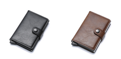 Billetera Vintage para Hombre con Protección RFID, Cuero y Aluminio - Image 12
