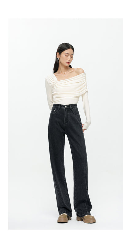 Jeans Bicolor Negro y Gris para Mujer - Estilo Versátil - Image 11
