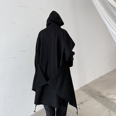 Abrigo Tipo Capa Impermeable con Capucha - Estilo Europeo y Americano - Image 8