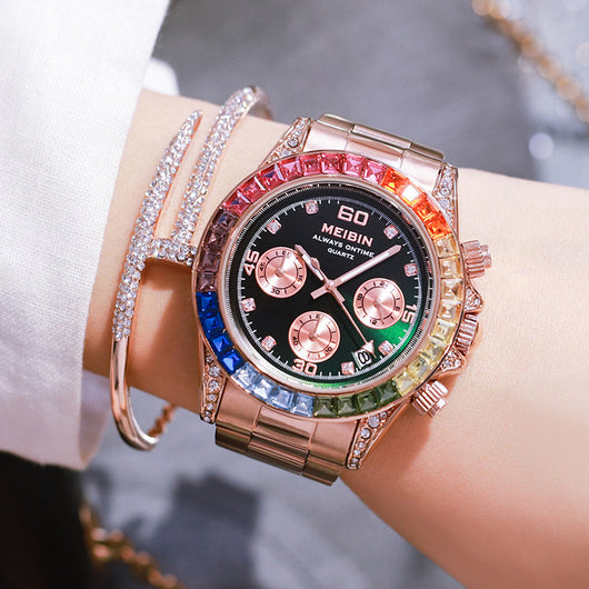 Reloj Deportivo Mujer Arcoíris - Estilo Moderno y Funcional - Image 4