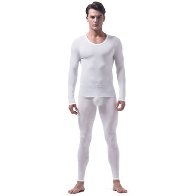 Conjunto de Ropa Térmica de Seda Helada para Hombre - Image 3
