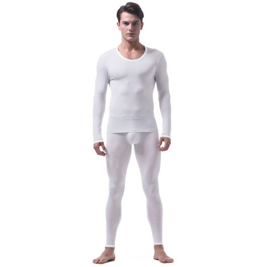 Conjunto de Ropa Térmica de Seda Helada para Hombre - Image 3