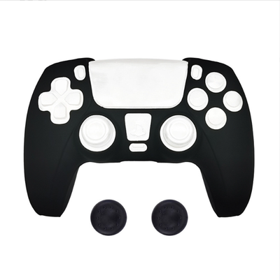 Blue silicone protective sleeve for a Sony PS5 game controller, featuring cutouts for buttons and joysticks. - Image 12