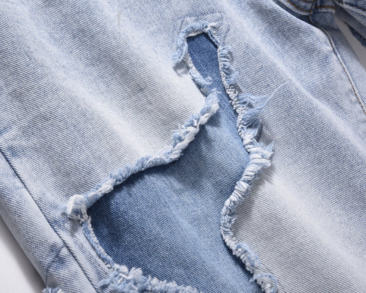 Jeans Vintage Patchwork Desgastado Estilo Callejero - Image 15