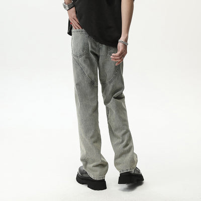 Jeans Rectos Holgados Resistentes para Hombre sin Elastano - Image 4