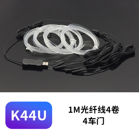 Luz de Ambiente para Auto 64 Colores con Fibra Óptica - Image 9