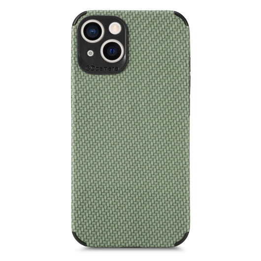Funda para Celular de Color Sólido con Patrón de Fibra de Carbono - Image 11