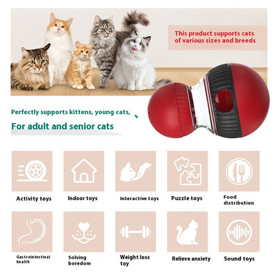 Juguete Interactivo de Bola Dispensadora con Sonidos de Gato - Image 8