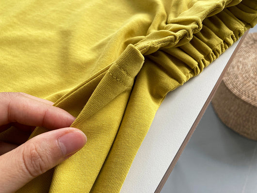 Camisetas Plisadas con Mangas Cortas para Mujer - Image 17