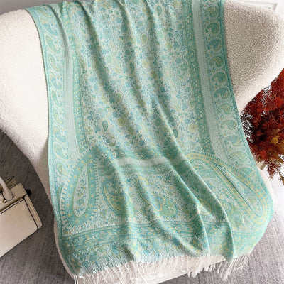 Chal Jacquard de Cachemira Sintética Premium para Mujer - Image 3