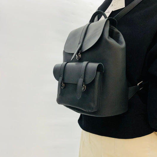Mochila de Cuero Genuino Retro Hecha a Mano - Bolso Compacto Primera Capa - Image 9