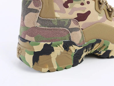 Botas de Senderismo Camufladas Altas para Hombre con Aislamiento Térmico - Image 16