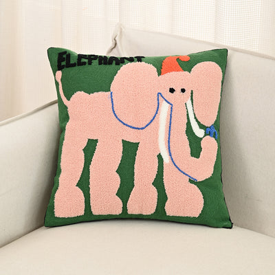 Cojín Decorativo Nórdico con Bordado de Animales para Sofá - Image 16
