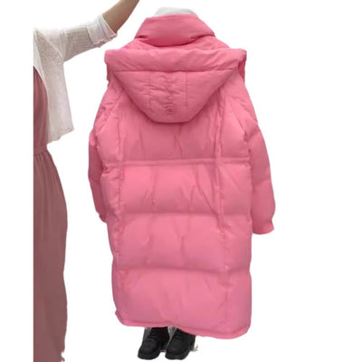 Chaqueta Acolchada con Capucha para Mujer - Abrigo Térmico Grueso - Image 5