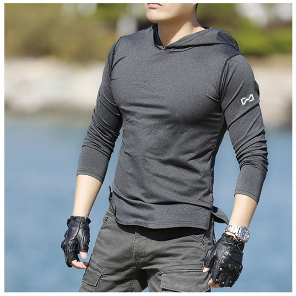 Sudadera Deportiva con Capucha para Hombre - Secado Rápido Fitness