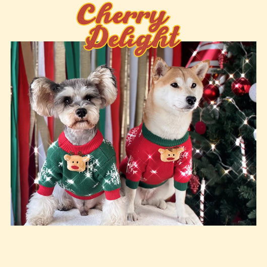 Suéter Navideño Acolchado para Perros - Abrigador Cómodo