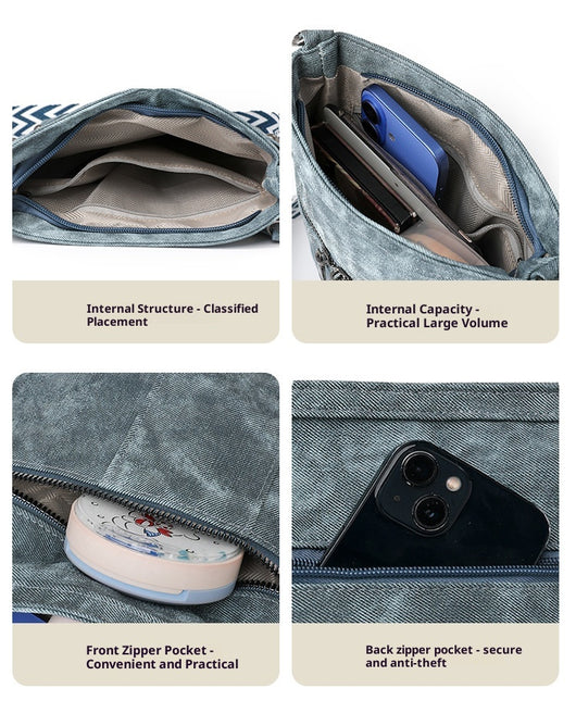 Bolso Bandolera Mujer con Remaches - Diseño Moderno y Funcional - Image 16