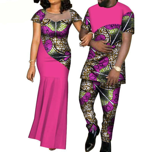 Conjunto de Traje a Juego en Algodón con Estampado Batik - Image 11