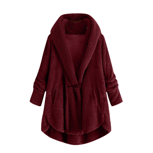 Chaqueta Casual con Capucha y Botones de Cuerno - Abrigo de Felpa Premium - Image 6