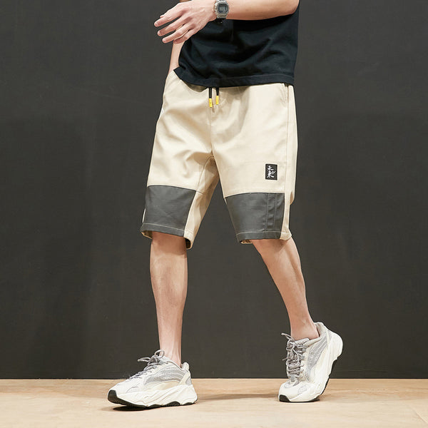 Pantalones Casuales de Algodón para Hombre Cinco Bolsillos Color Sólido - Image 3