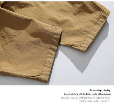 Pantalones Sueltos Retro de Pierna Ancha para Hombre - Image 22