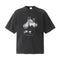 Camiseta Estampada Lavada de Manga Corta para Hombre