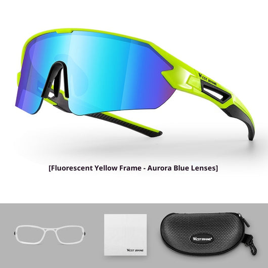 Gafas de Ciclismo Marco Grande Lentes de Color Protección Contra el Viento - Image 6