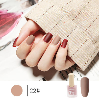 Esmalte de Uñas Mate Nude sin Horno de Secado Rápido - Image 24