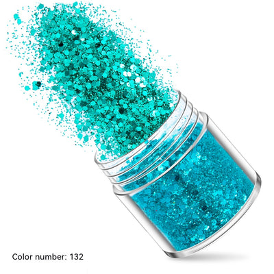 Set de Manicura con 12 Colores de Purpurina Degradada y Polvo Láser Holográfico - Image 14